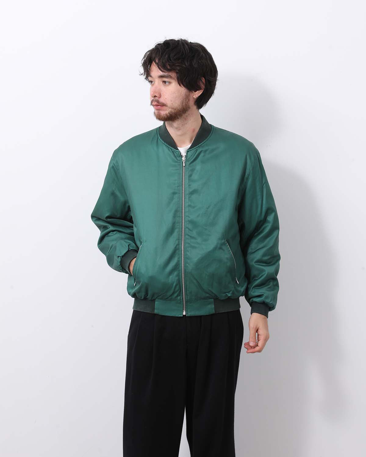 VINTAGE SILK VISCOSE TOUR JACKET