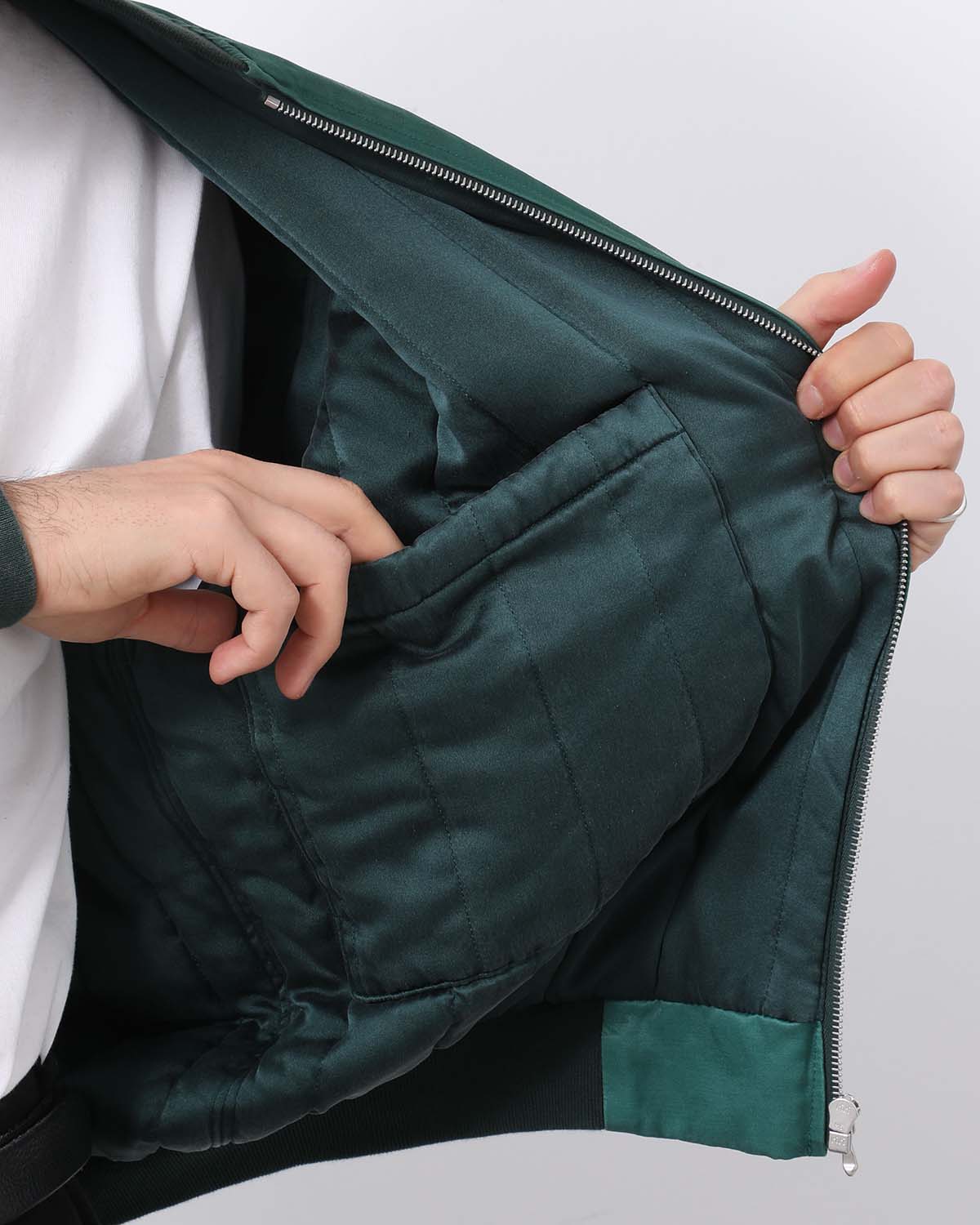 VINTAGE SILK VISCOSE TOUR JACKET