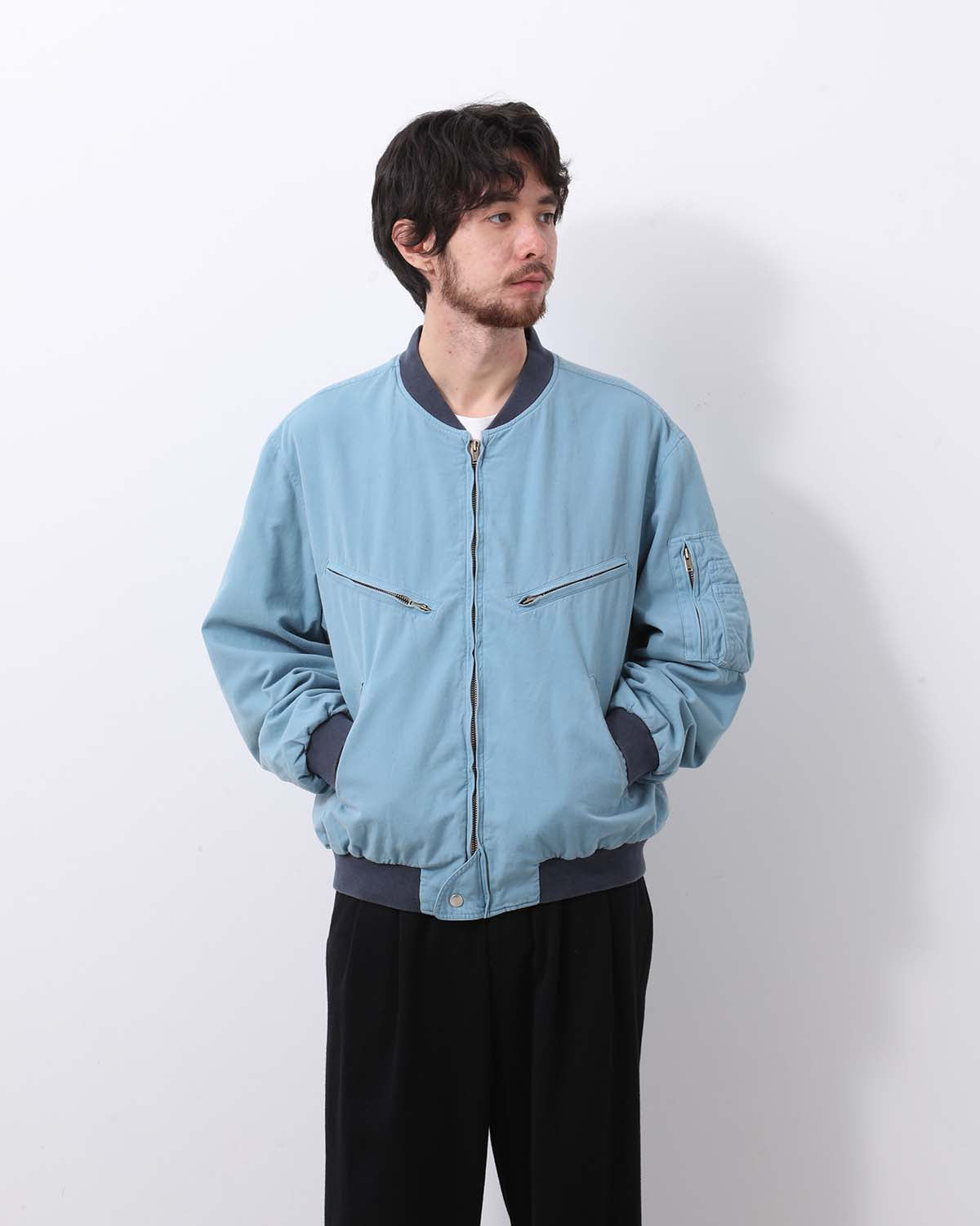 VINTAGE SILK COTTON TEST PILOT MODEL JACKET