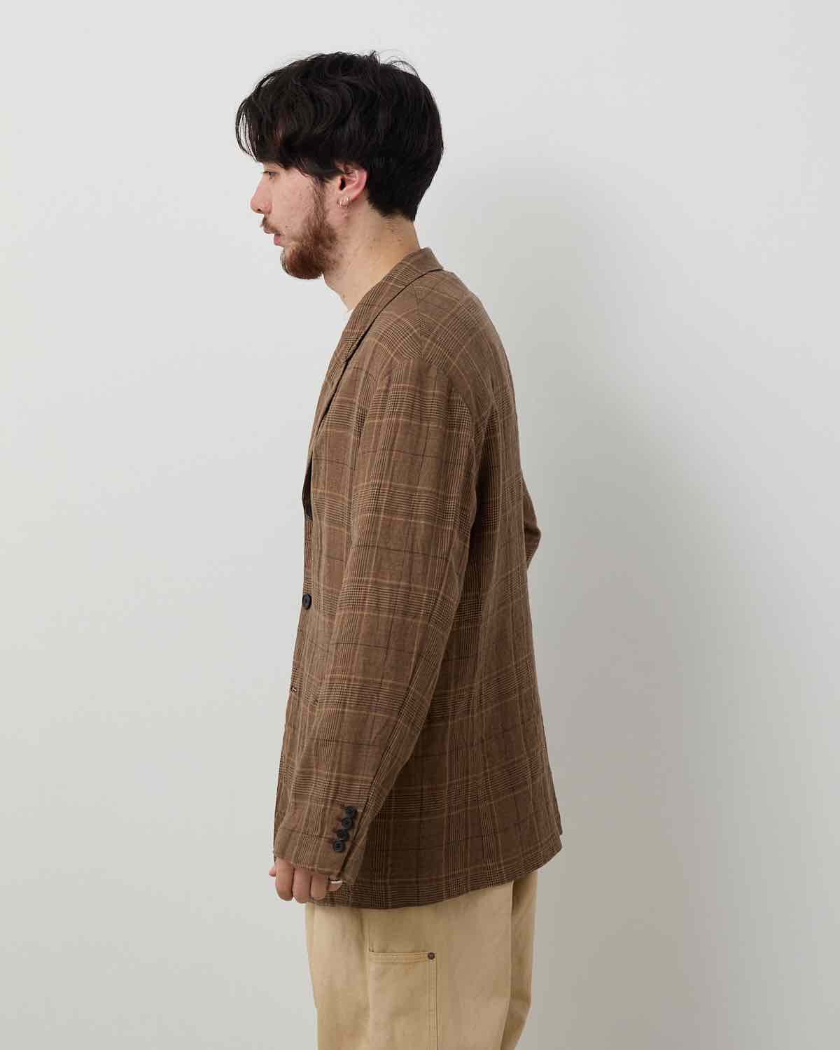 WASHAED WOOL LINEN JACKET