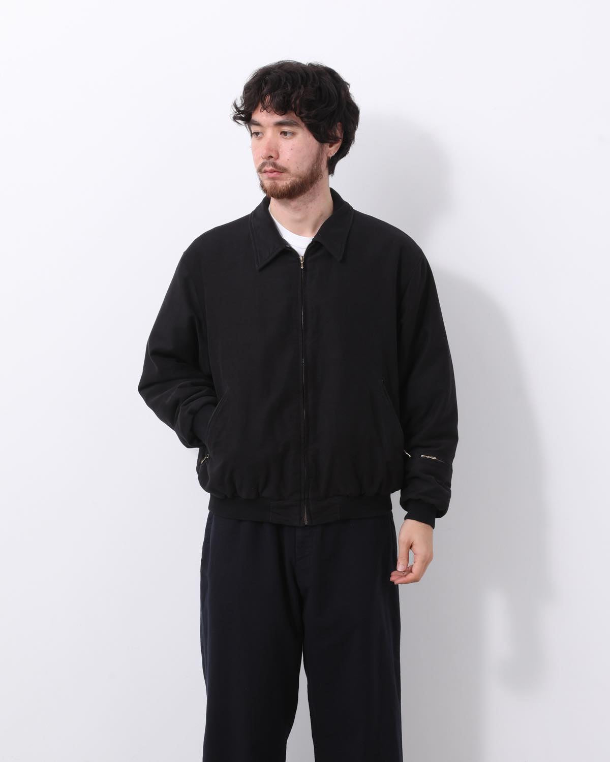 VINTAGE COTTON SILK MOLESKIN JACKET