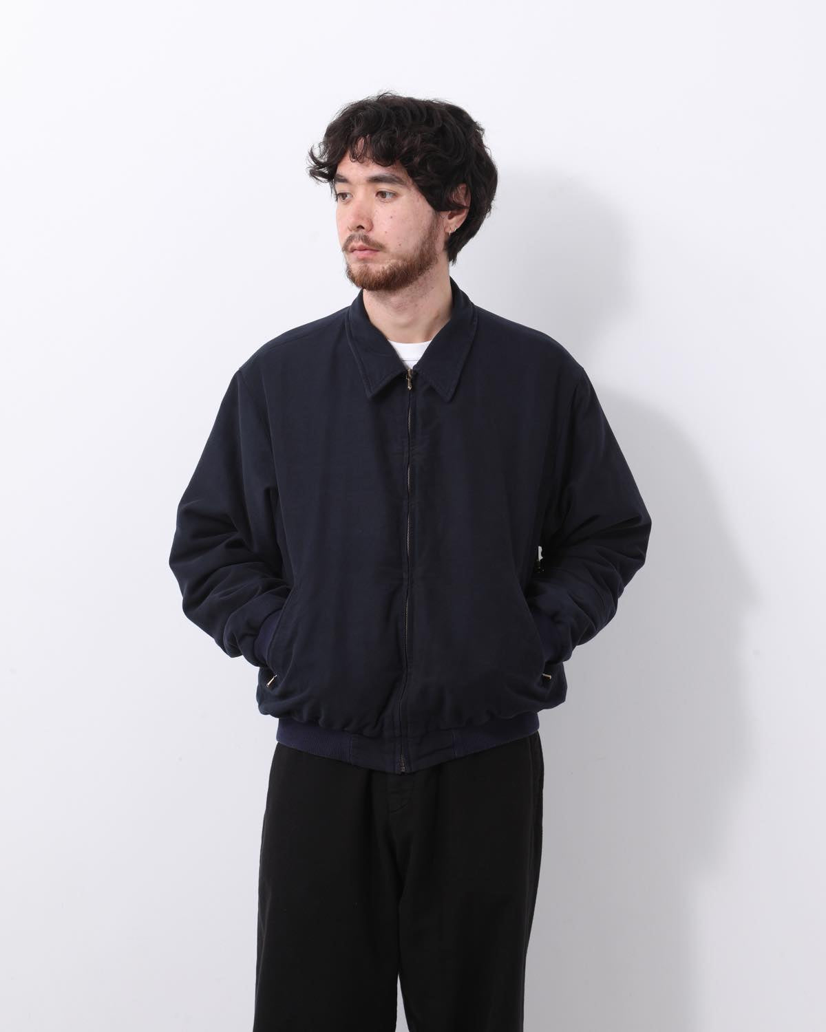 VINTAGE COTTON SILK MOLESKIN JACKET