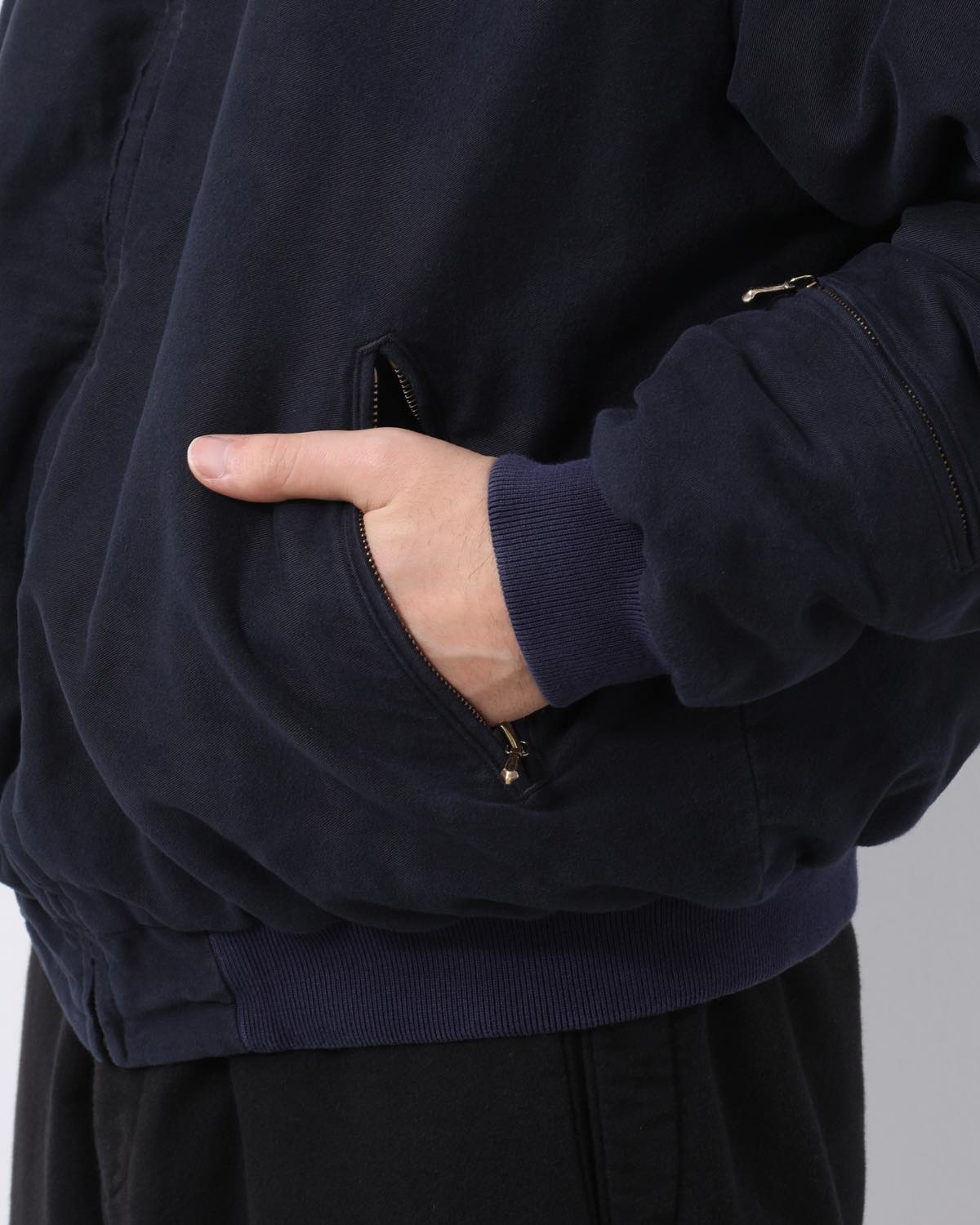 VINTAGE COTTON SILK MOLESKIN JACKET