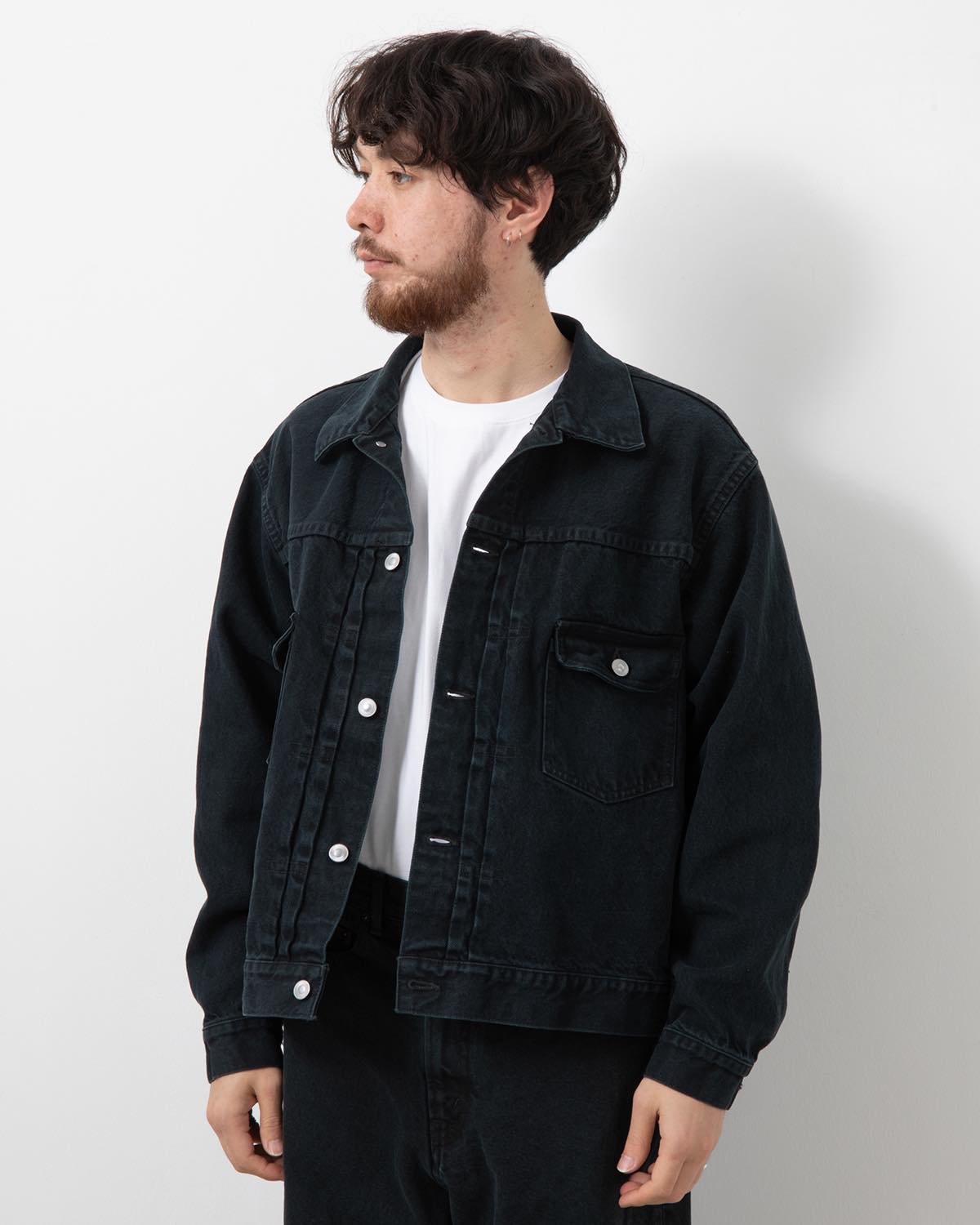 2ND TYPE BLACK DENIM JACKET