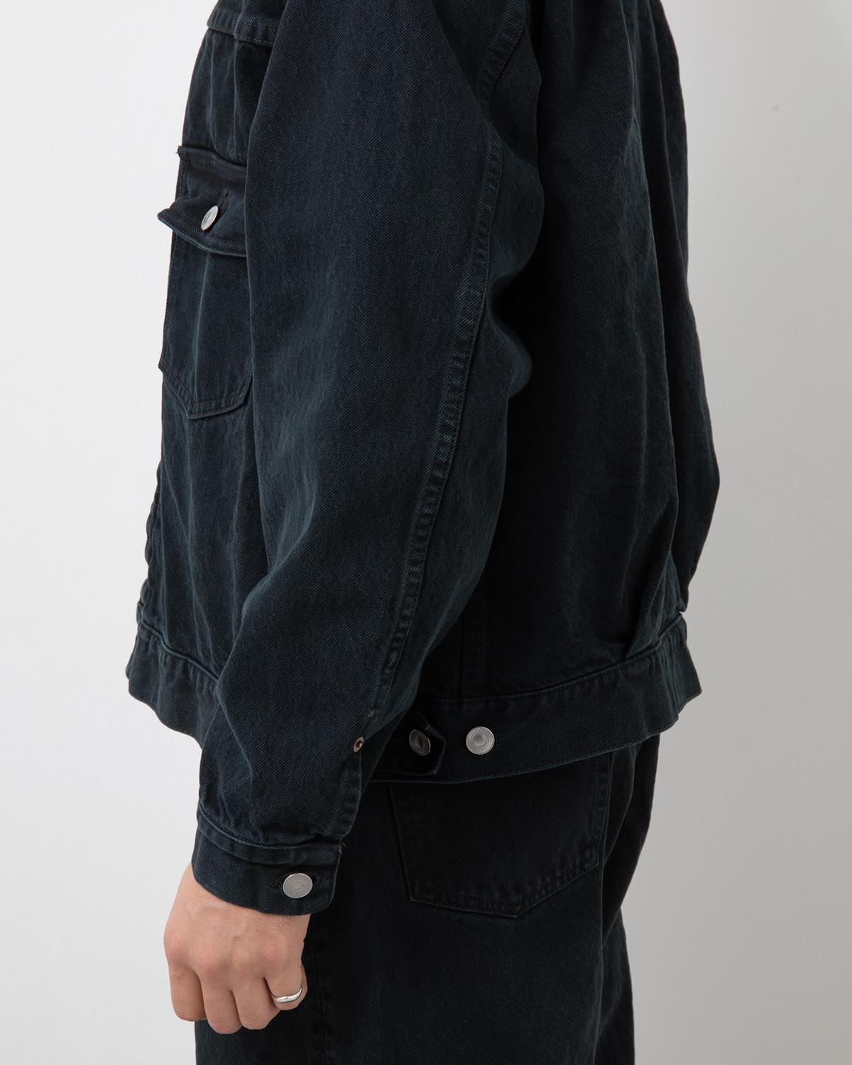 2ND TYPE BLACK DENIM JACKET