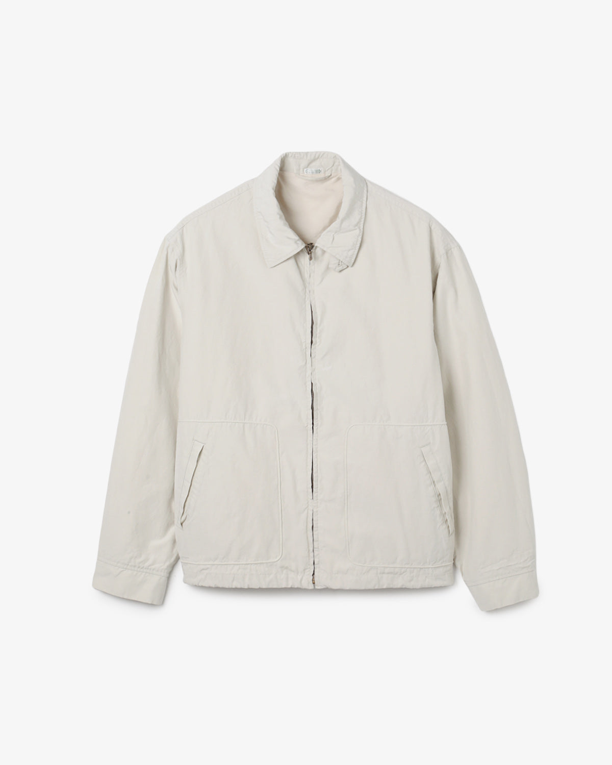 COTTON SILK BACK GABARDINE COACH JACKET