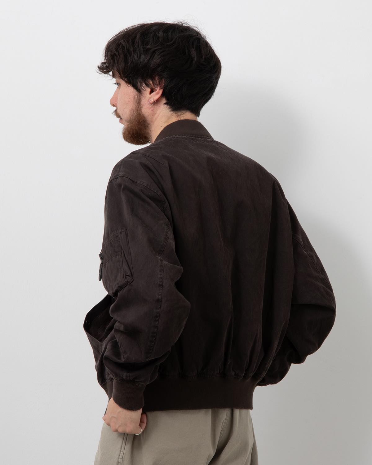 VINTAGE SILK LIGHT B-15C FLIGHT JACKET