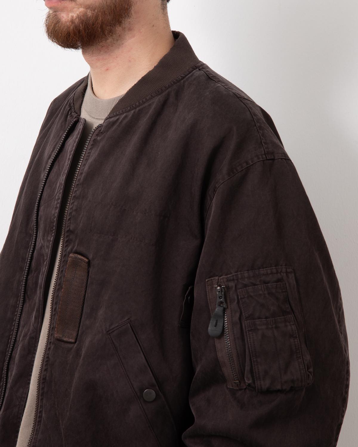 VINTAGE SILK LIGHT B-15C FLIGHT JACKET