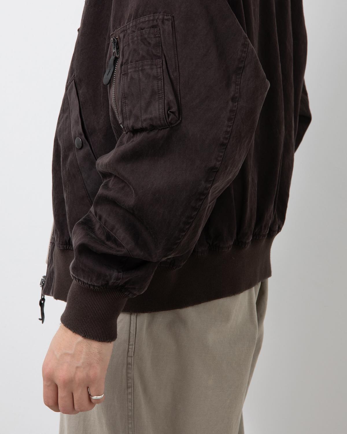 VINTAGE SILK LIGHT B-15C FLIGHT JACKET