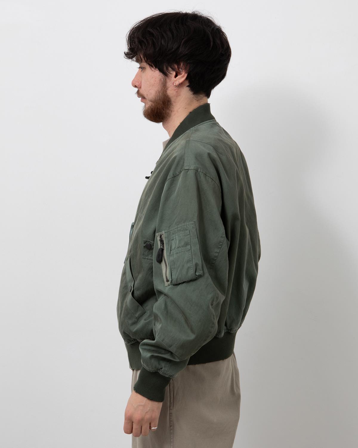 VINTAGE SILK LIGHT B-15C FLIGHT JACKET