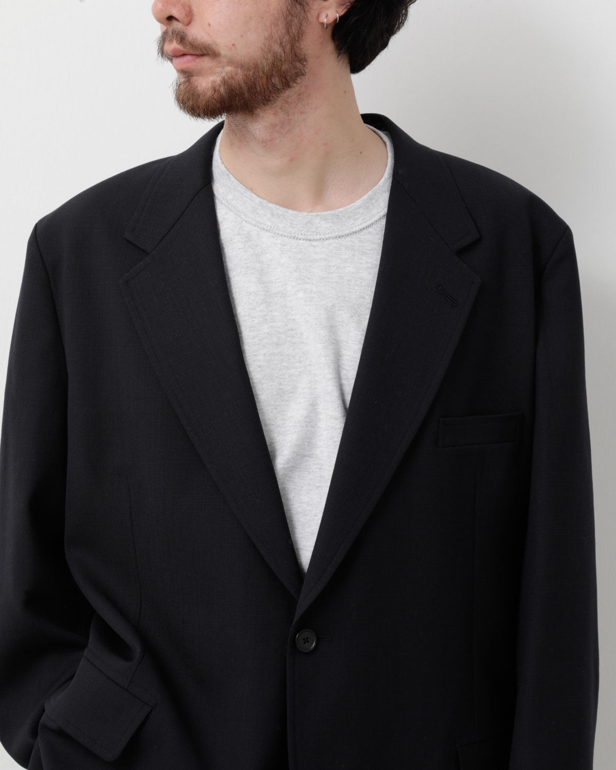 SLUB WOOL JACKET
