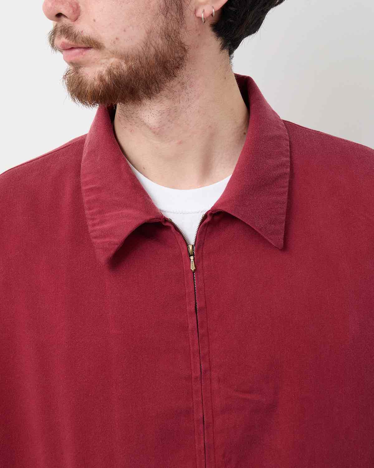 WASHED SILK RAYON GABARDINE JACKET