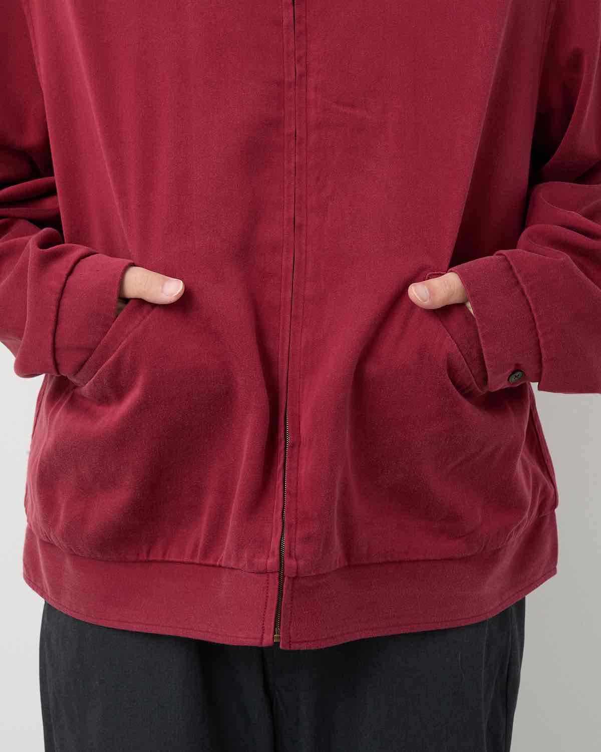 WASHED SILK RAYON GABARDINE JACKET