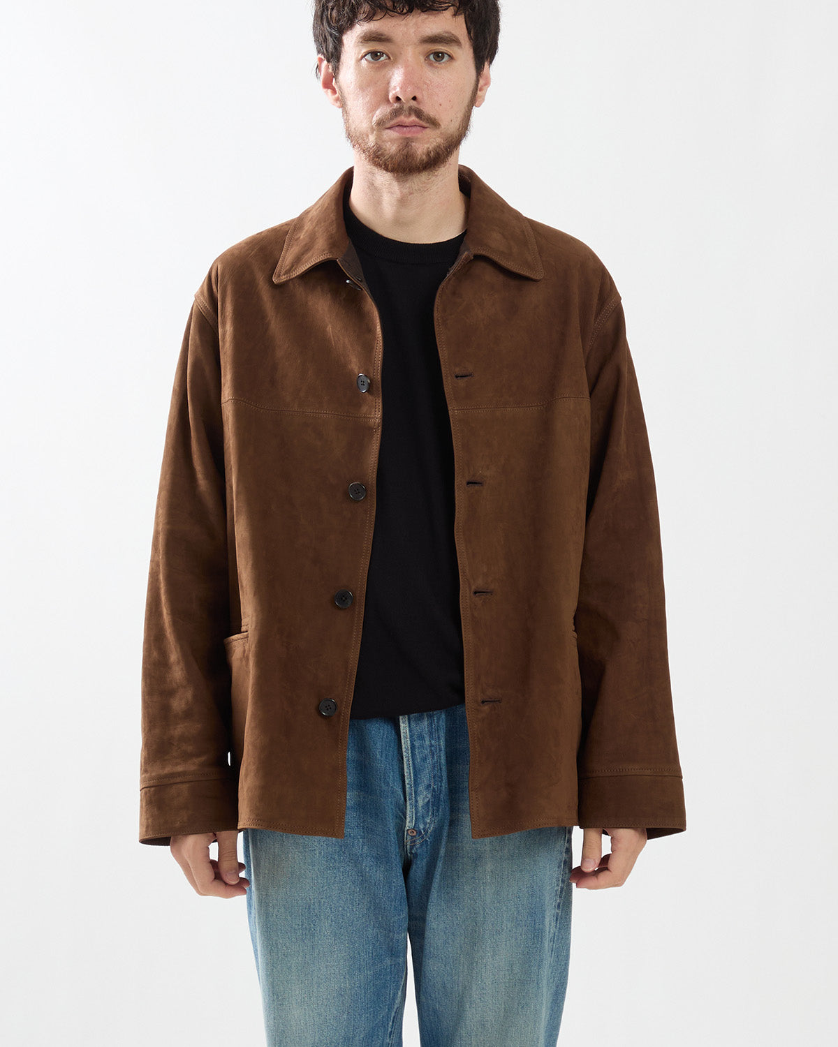 LEATHER CHORE JACKET