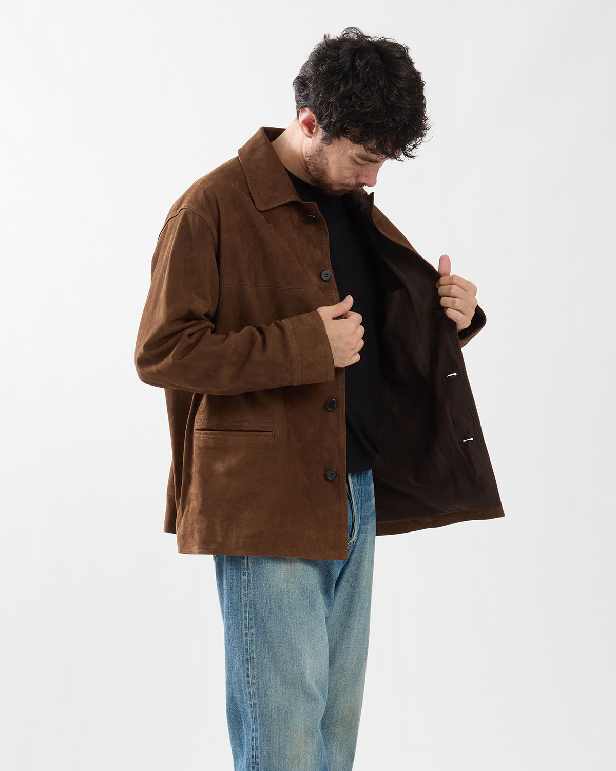 LEATHER CHORE JACKET