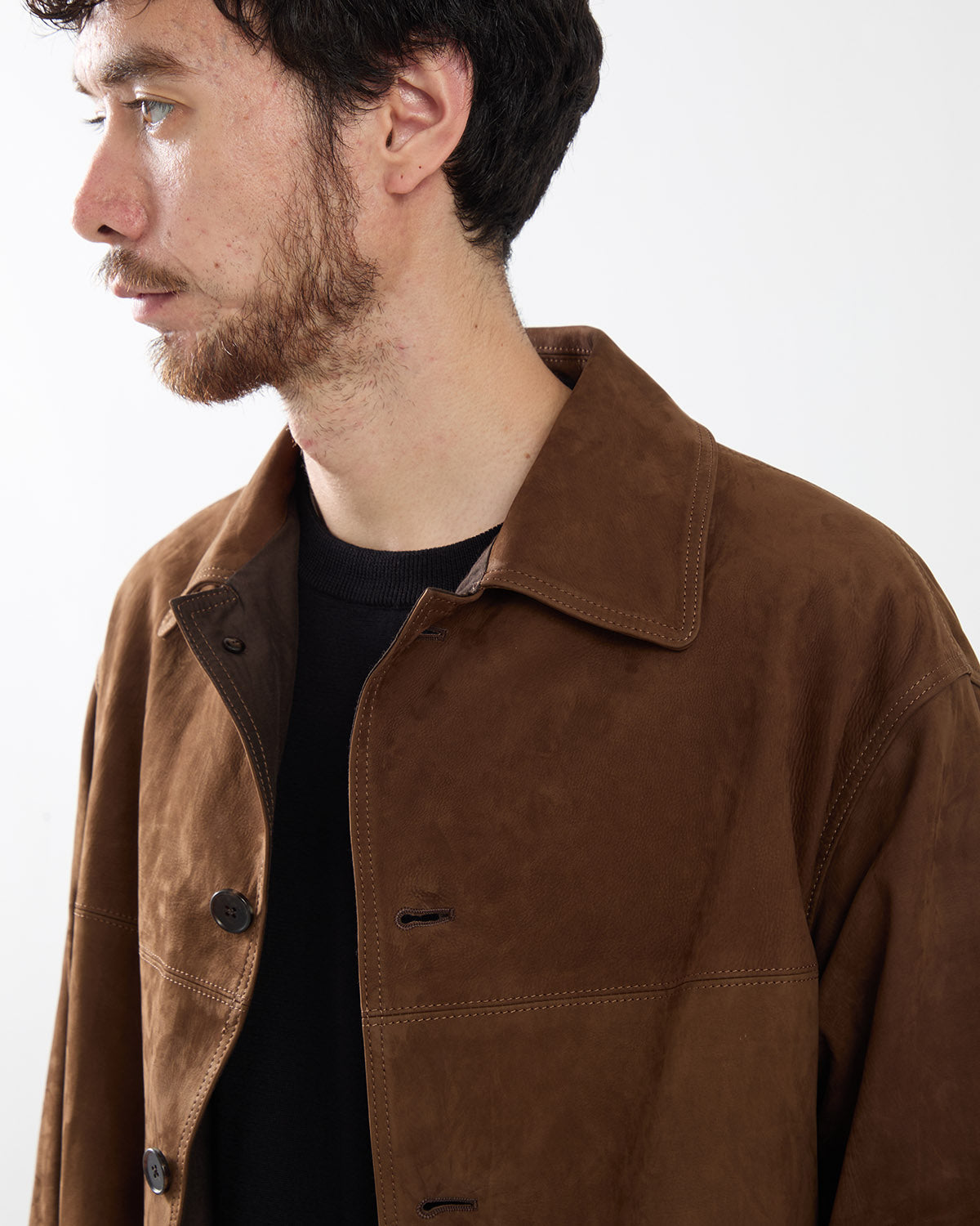 LEATHER CHORE JACKET