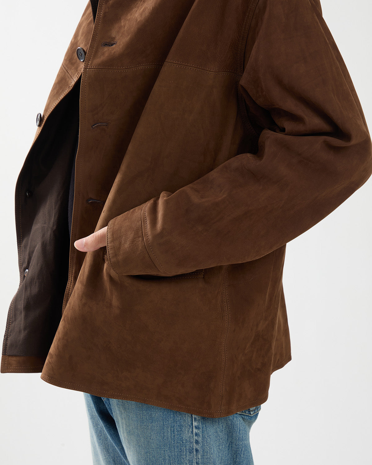 LEATHER CHORE JACKET