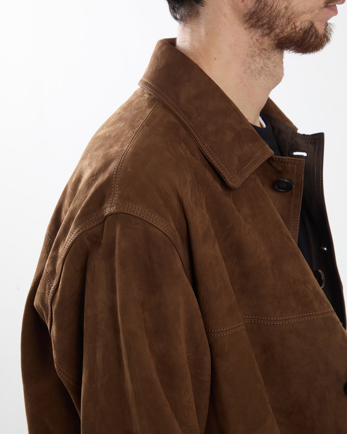 LEATHER CHORE JACKET