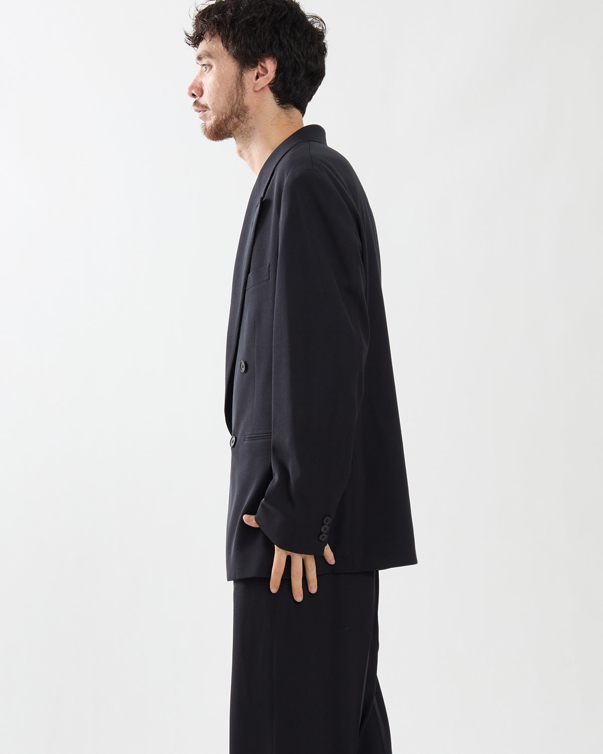WOOL DOUBLE BREASTED JACKET