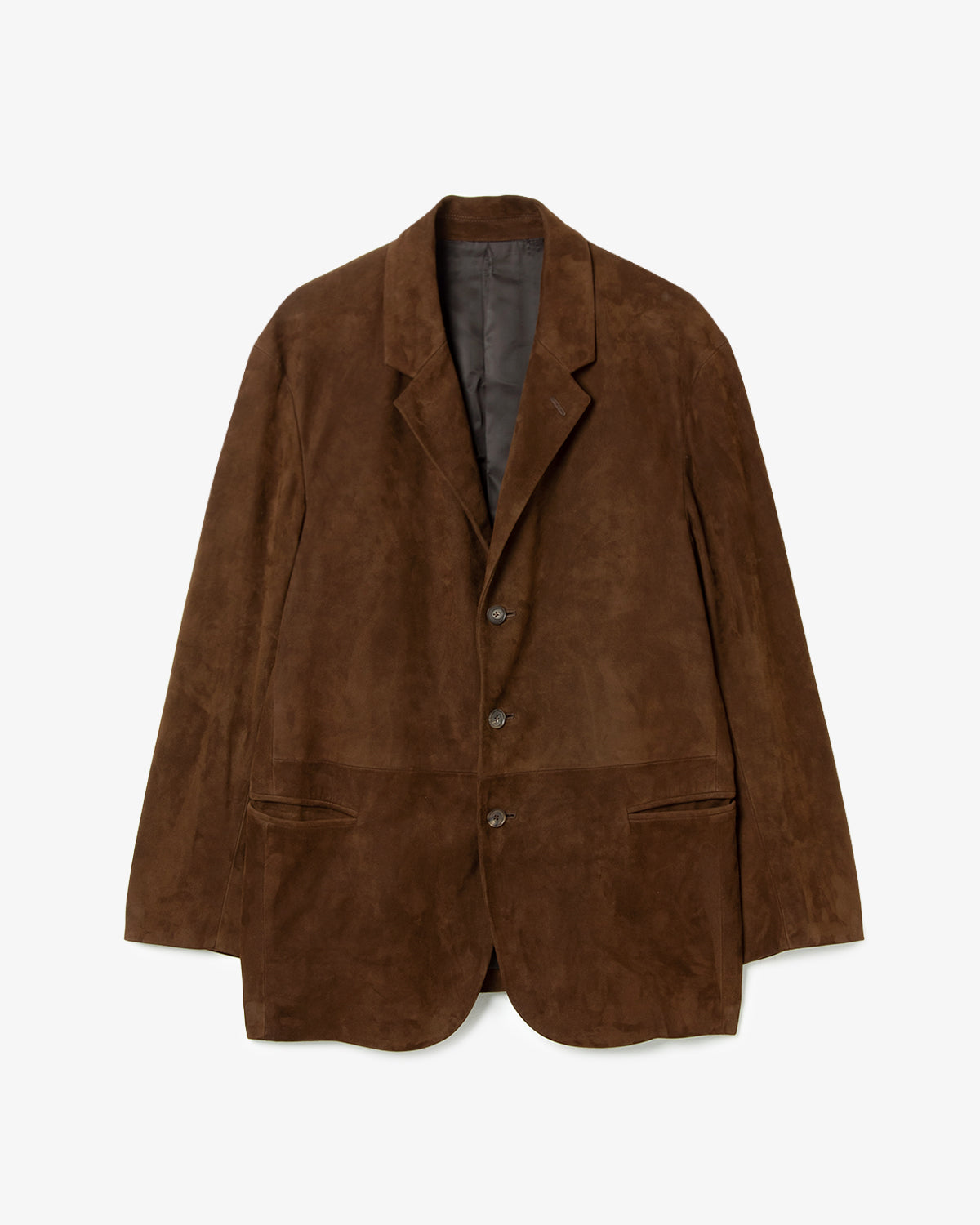 SUEDE LEATHER TAILORED JACKET