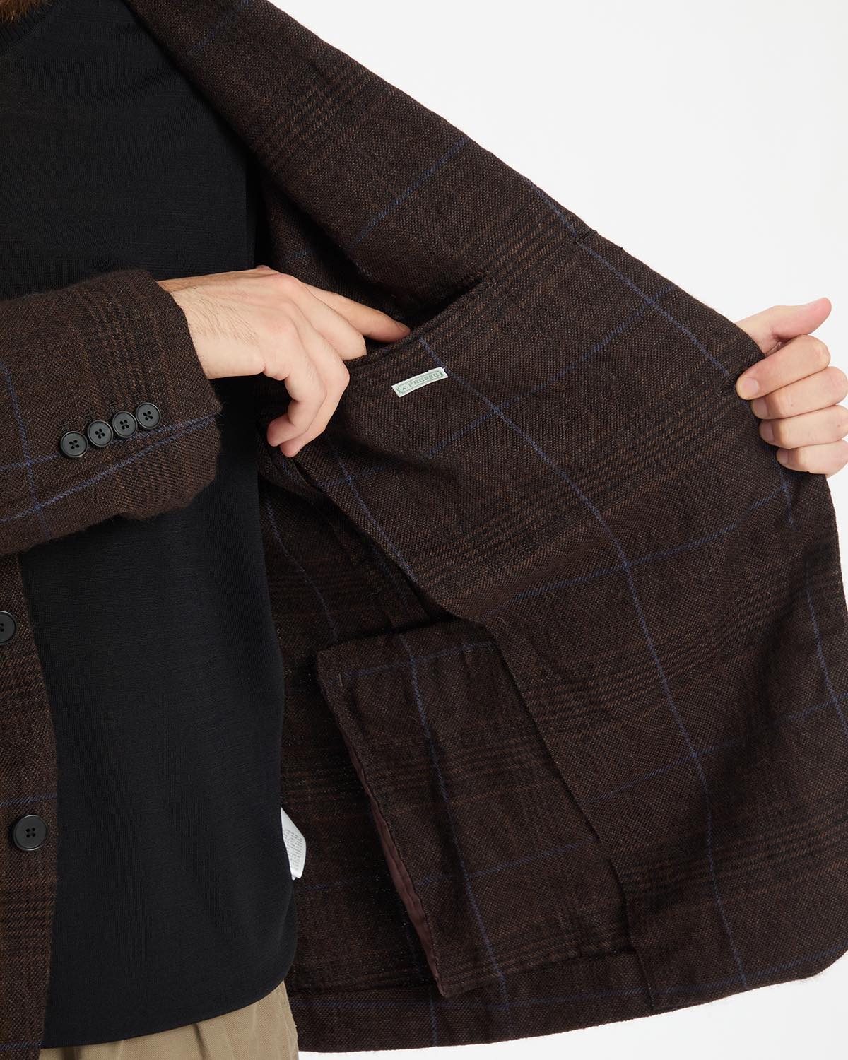 WASHED ALPACA LINEN TWEED JACKET
