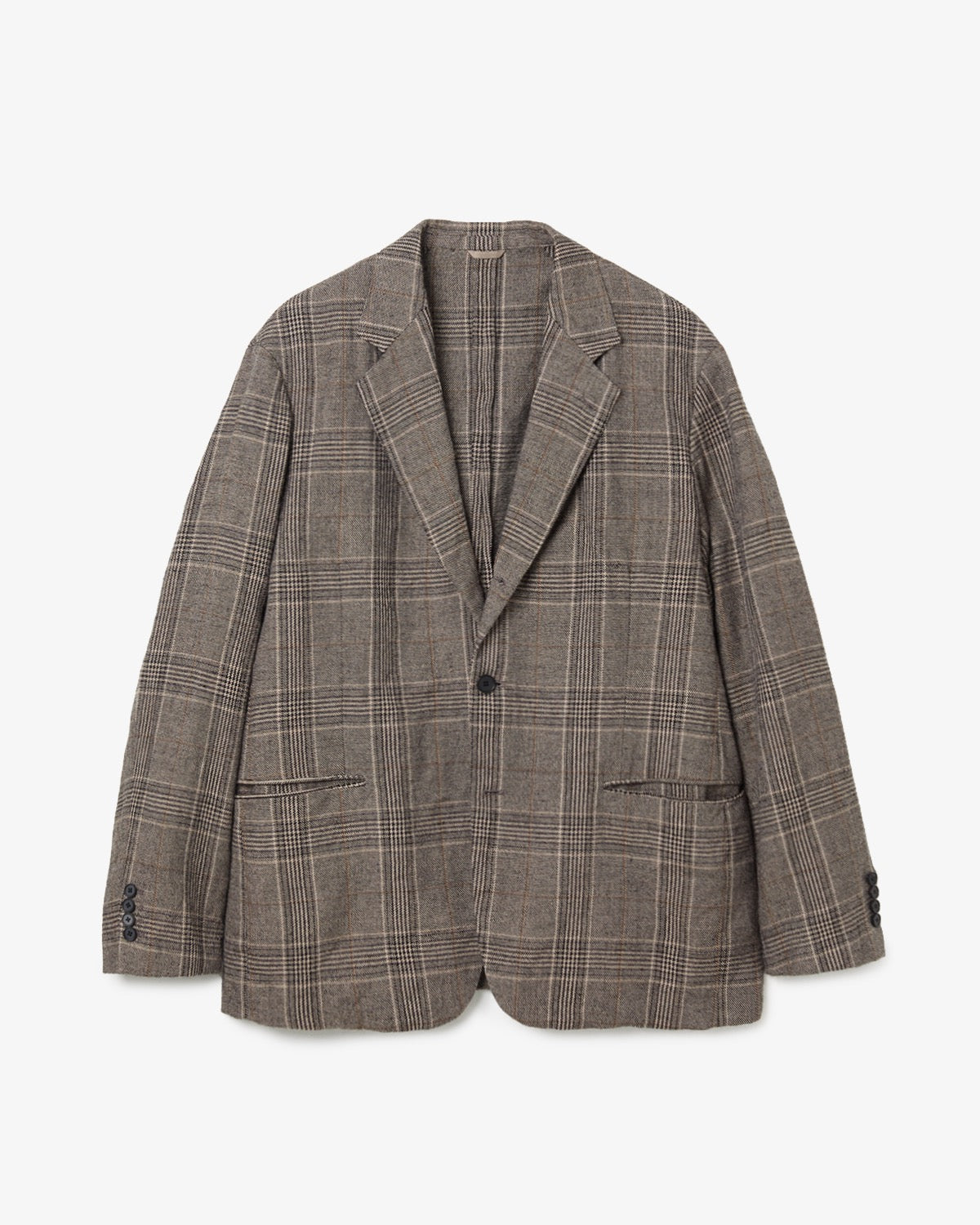 WASHED ALPACA LINEN TWEED JACKET