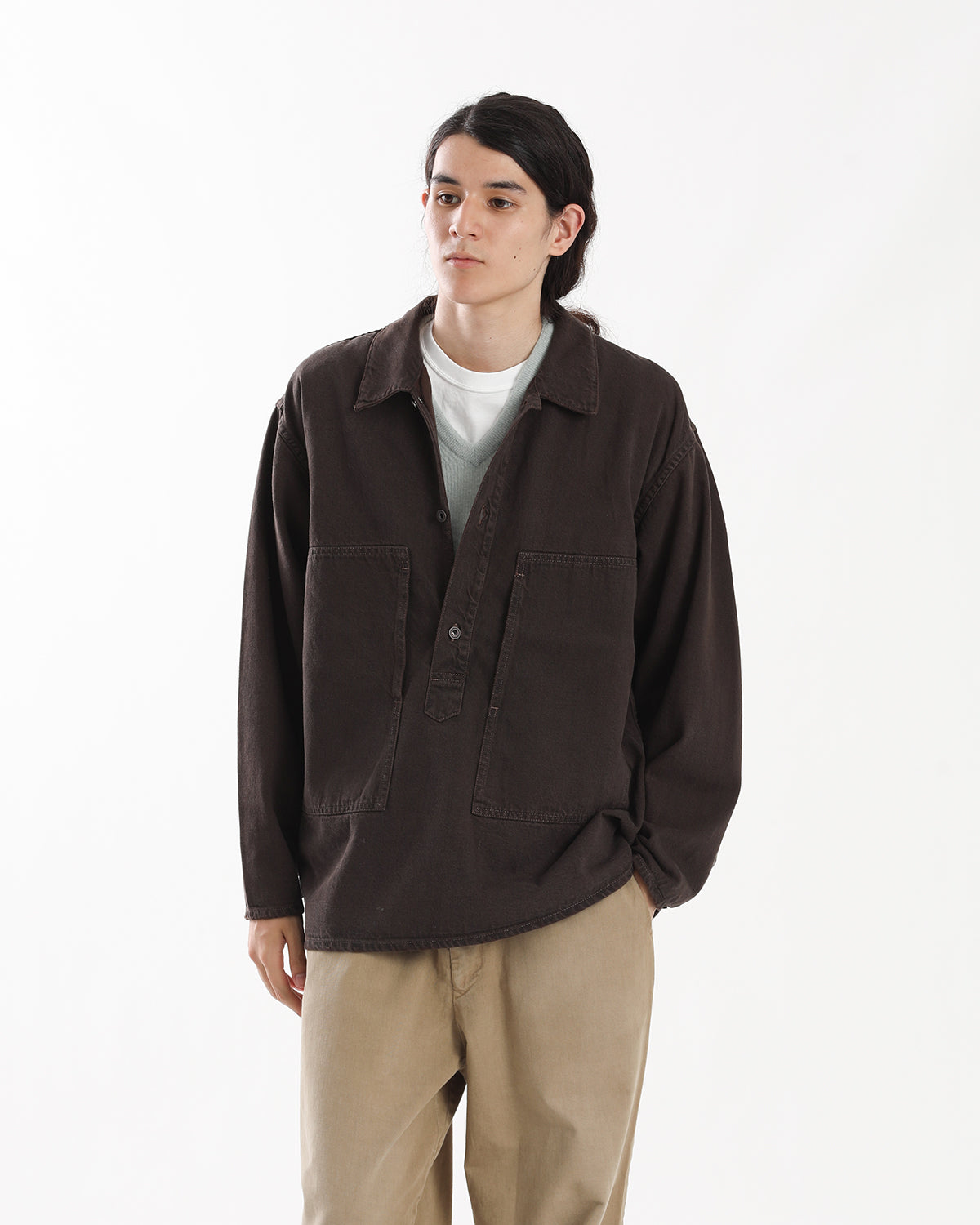 VINTAGE M-35 DENIM PULLOVER JACKET