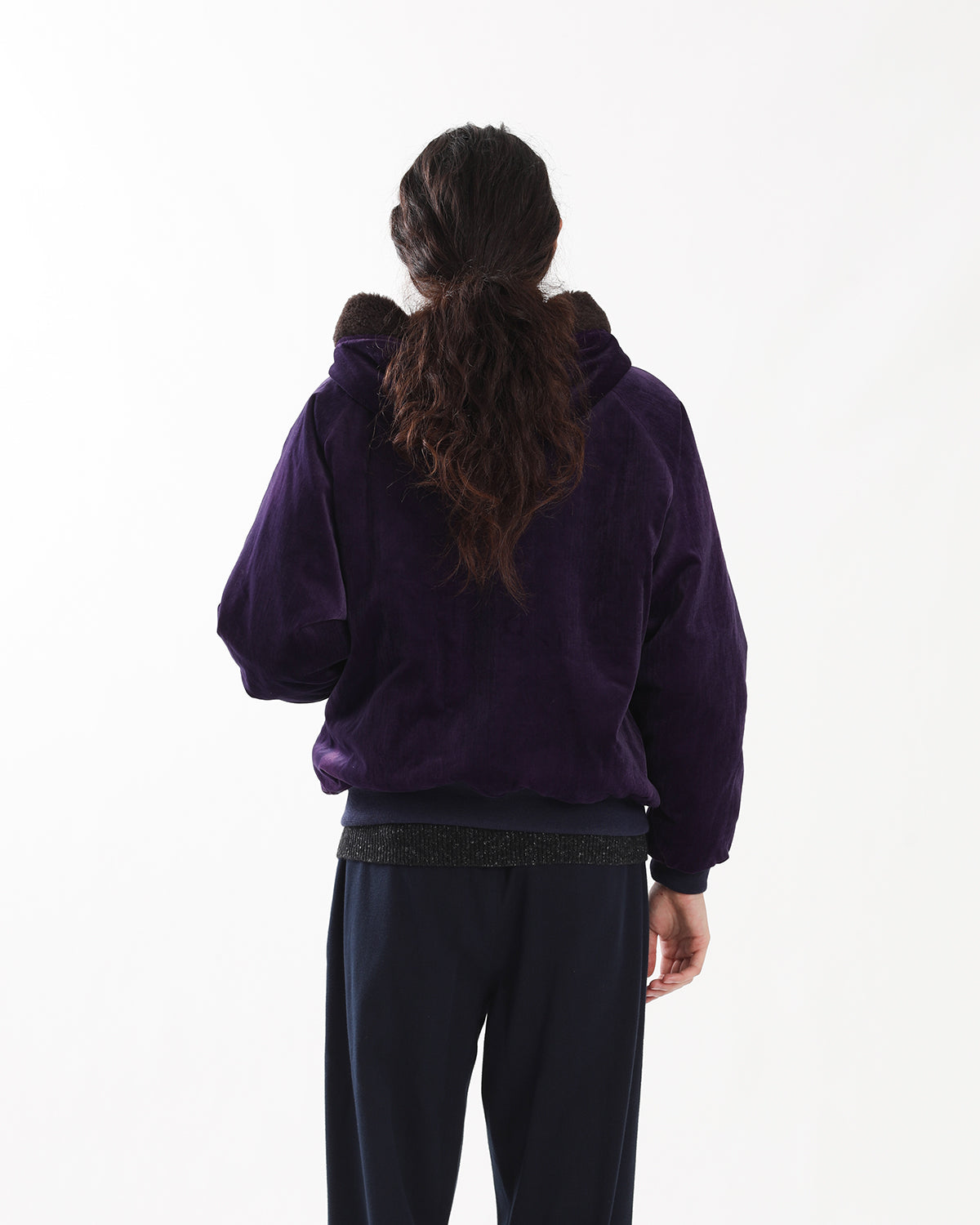 VINTAGE SOUVENIR VELOUR HOODED JACKET