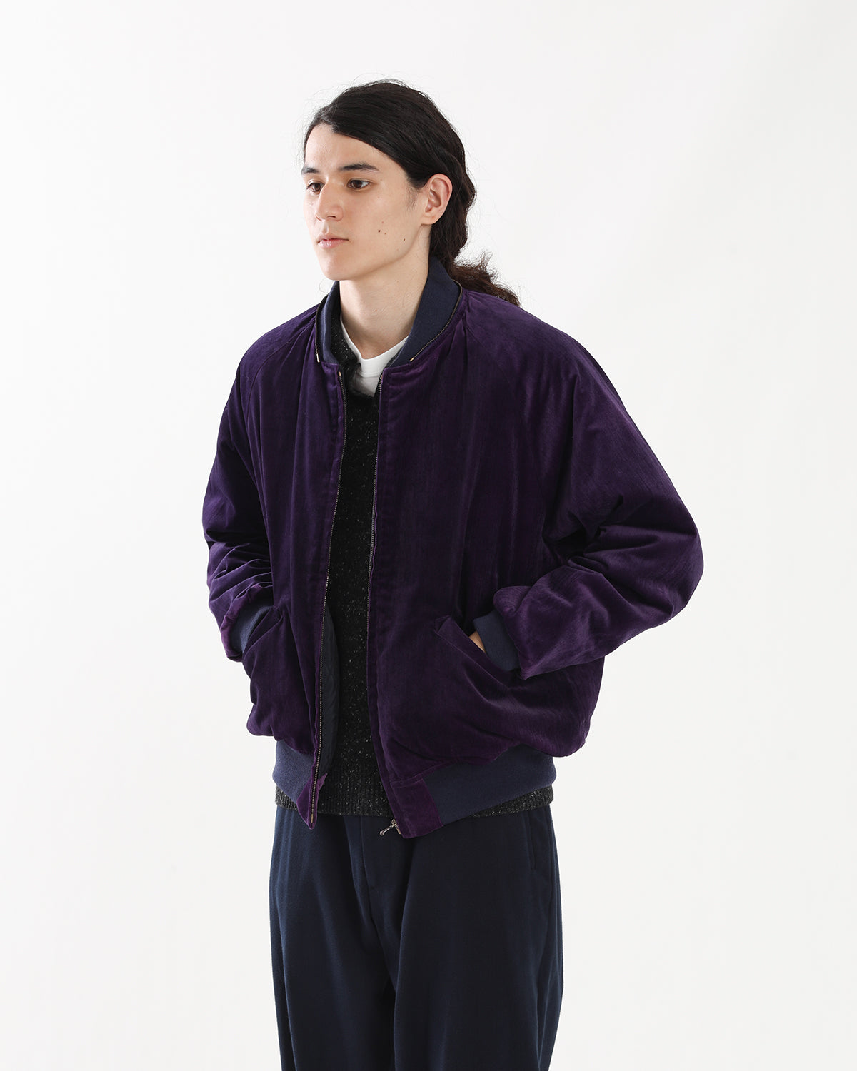 VINTAGE SOUVENIR VELOUR HOODED JACKET