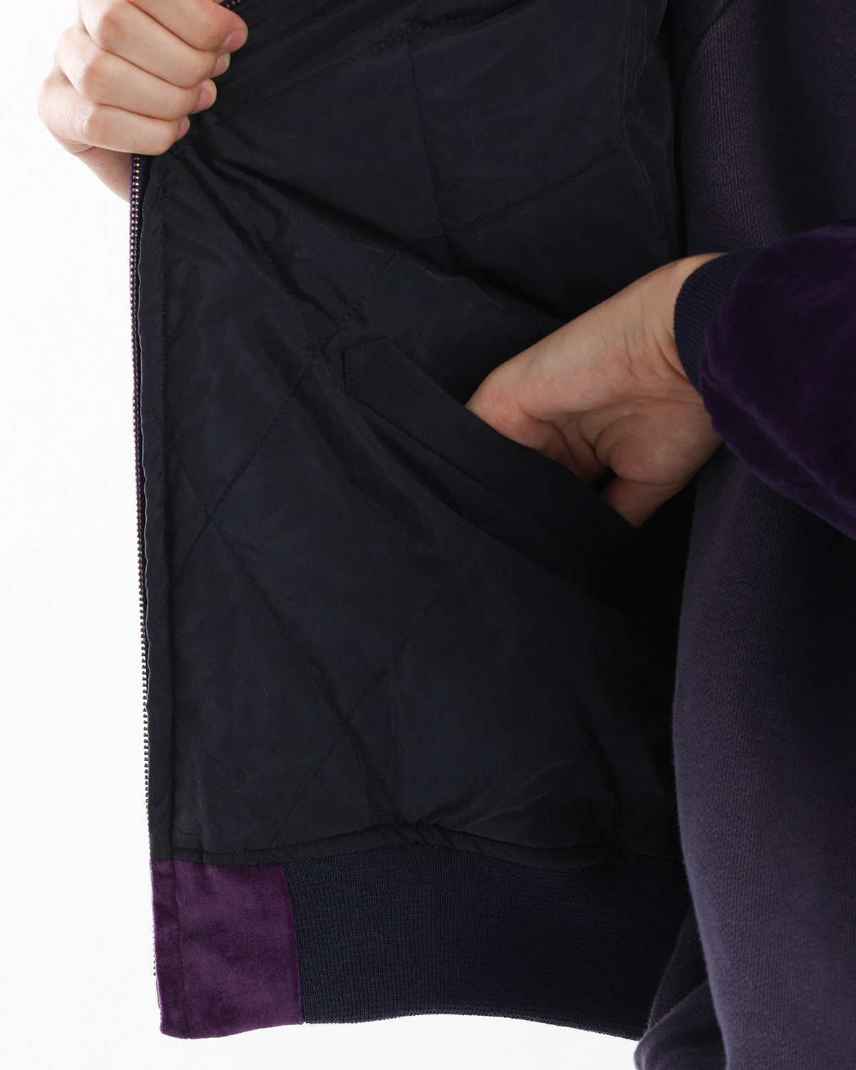 VINTAGE SOUVENIR VELOUR HOODED JACKET