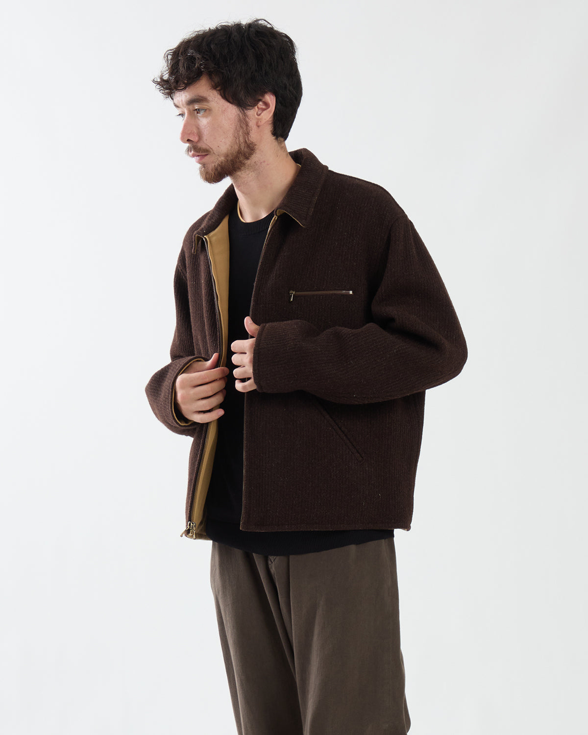 VINTAGE WOOL CASHMERE CORDUROY SPORTS JACKET