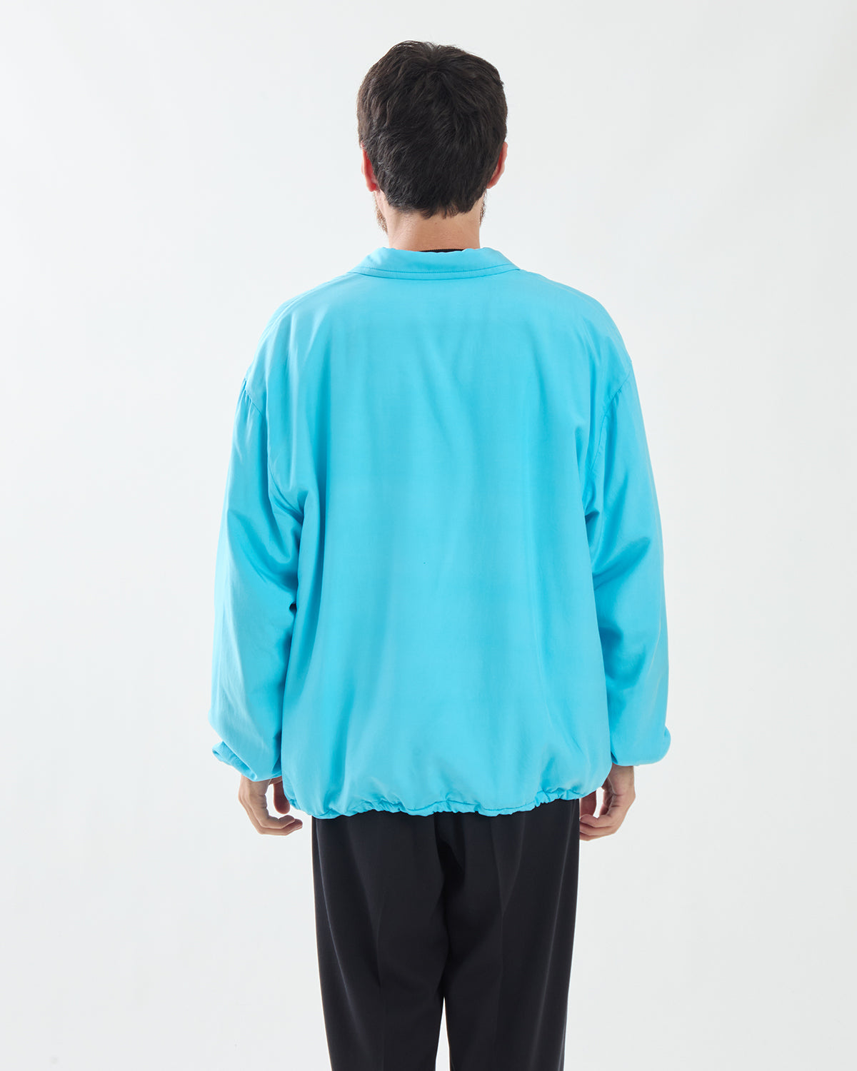 VINTAGE WASHED SILK TAFFETA COACH JACKET