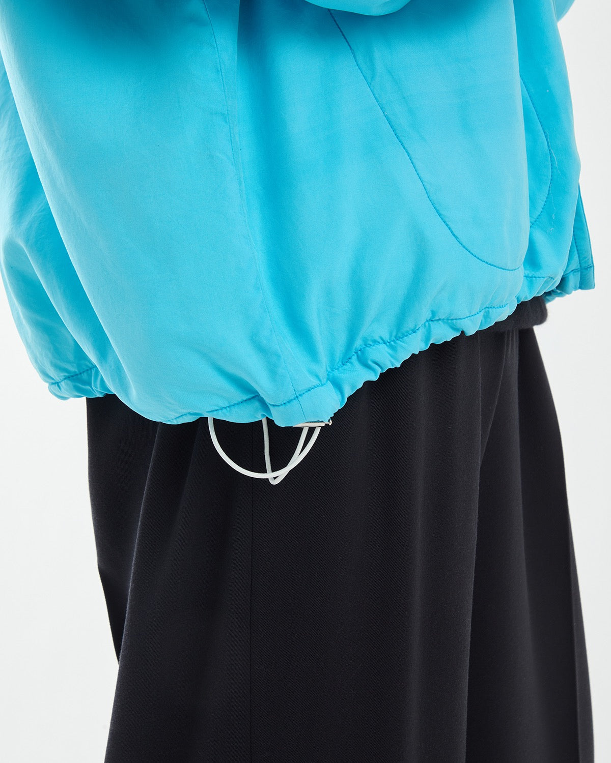 VINTAGE WASHED SILK TAFFETA COACH JACKET