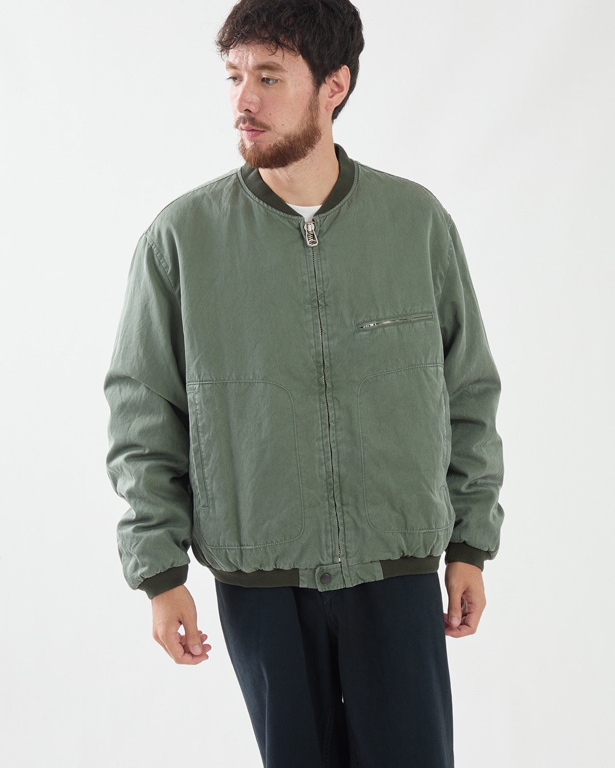 VINTAGE SILK AIR FORCE JACKET