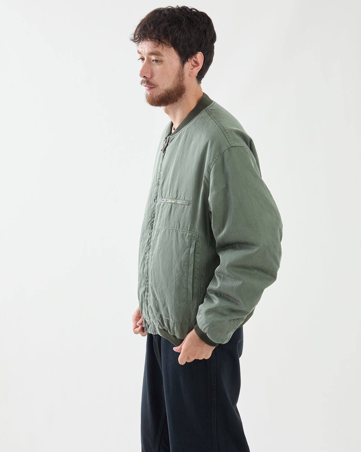 VINTAGE SILK AIR FORCE JACKET