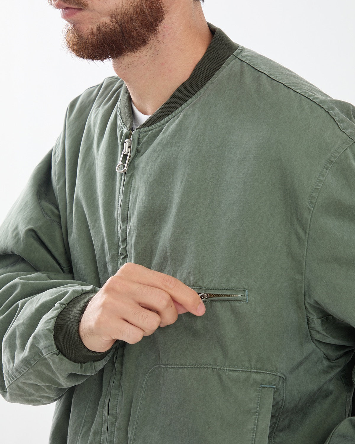 VINTAGE SILK AIR FORCE JACKET