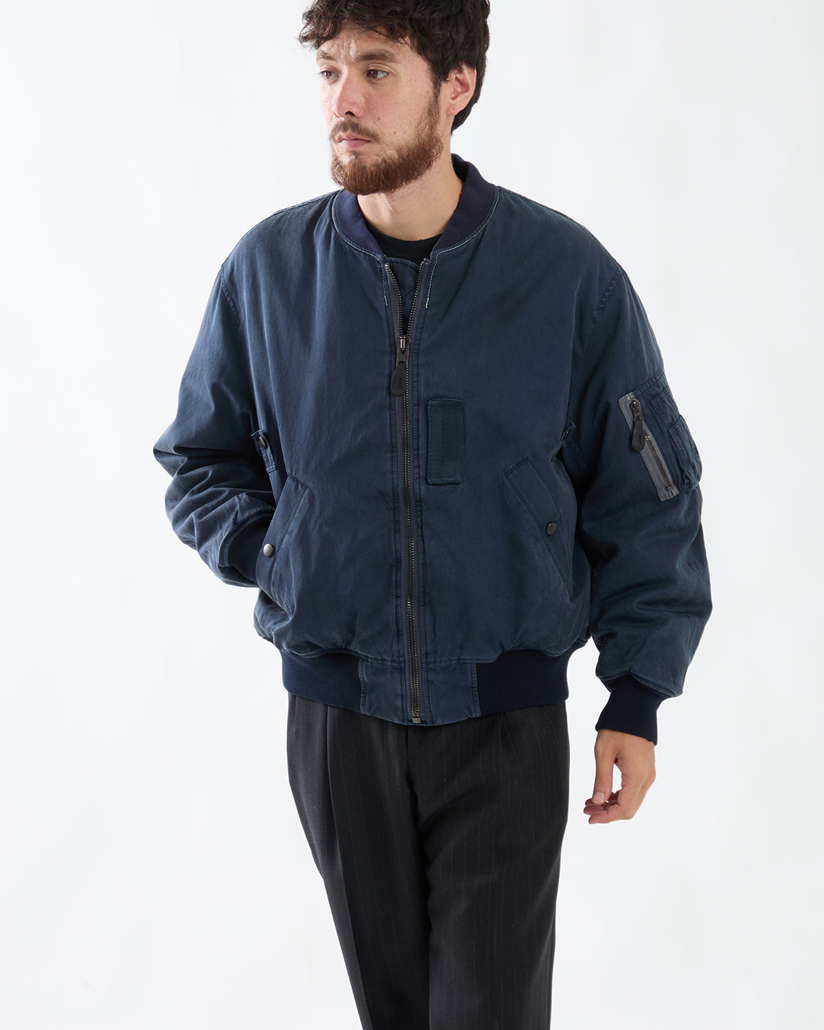 VINTAGE SILK B-15C FLIGHT JACKET