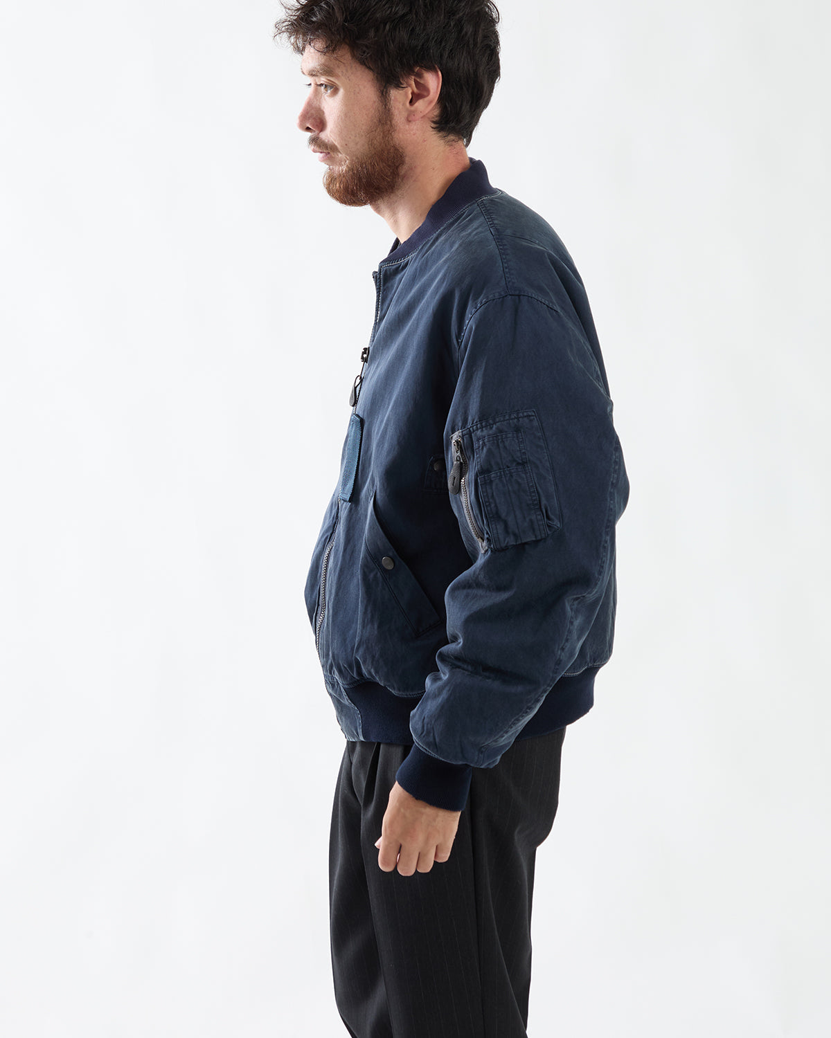 VINTAGE SILK B-15C FLIGHT JACKET