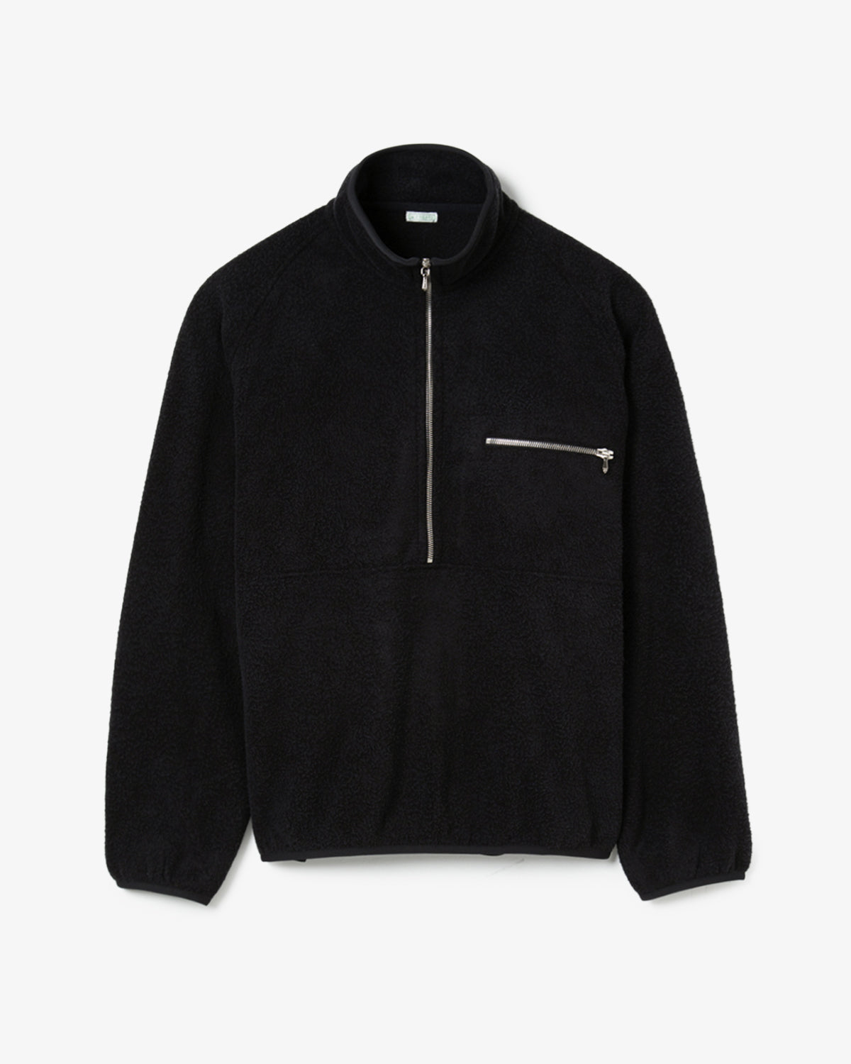 VINTAGE SILK FLEECE HARF ZIP JACKET