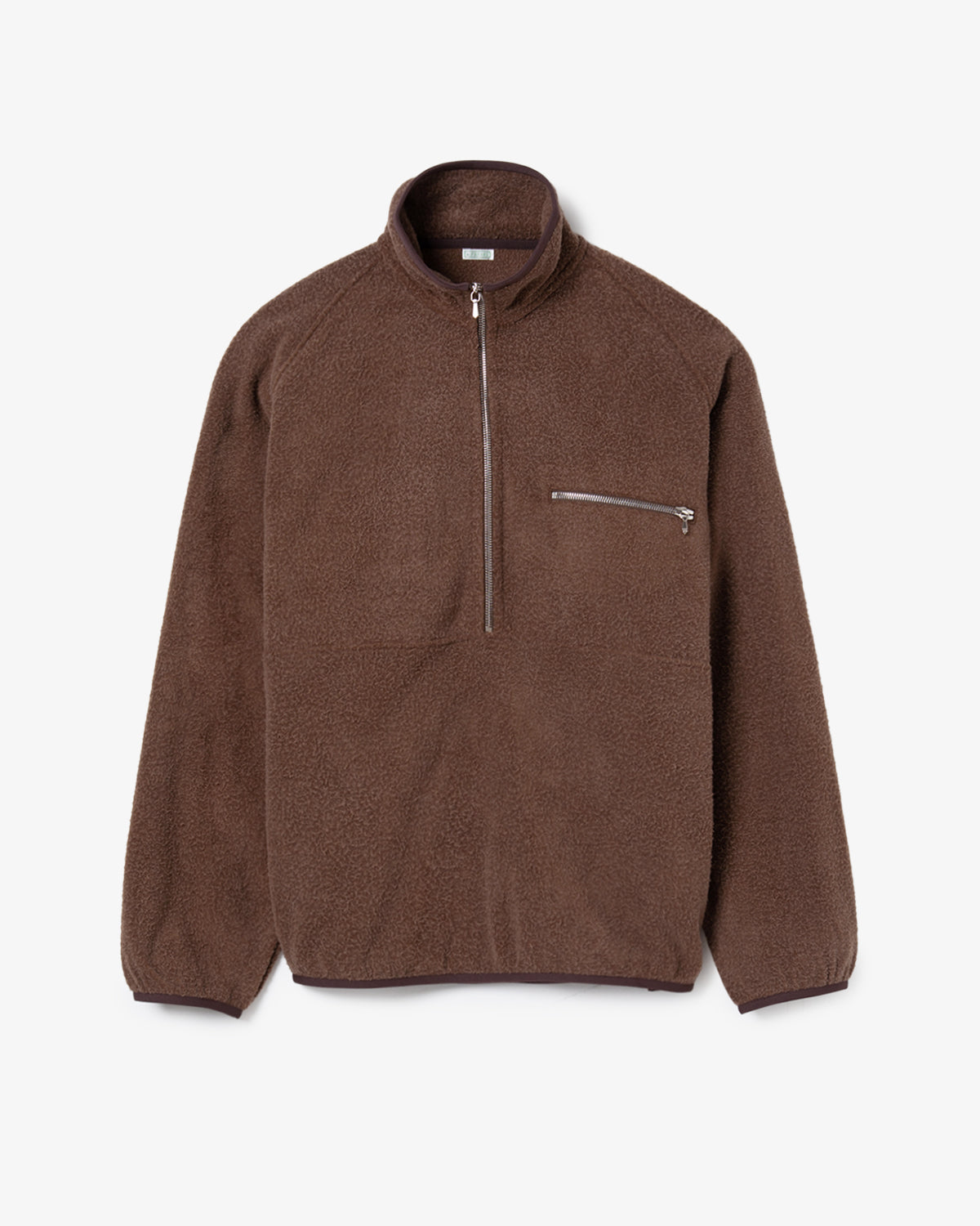 VINTAGE SILK FLEECE HARF ZIP JACKET