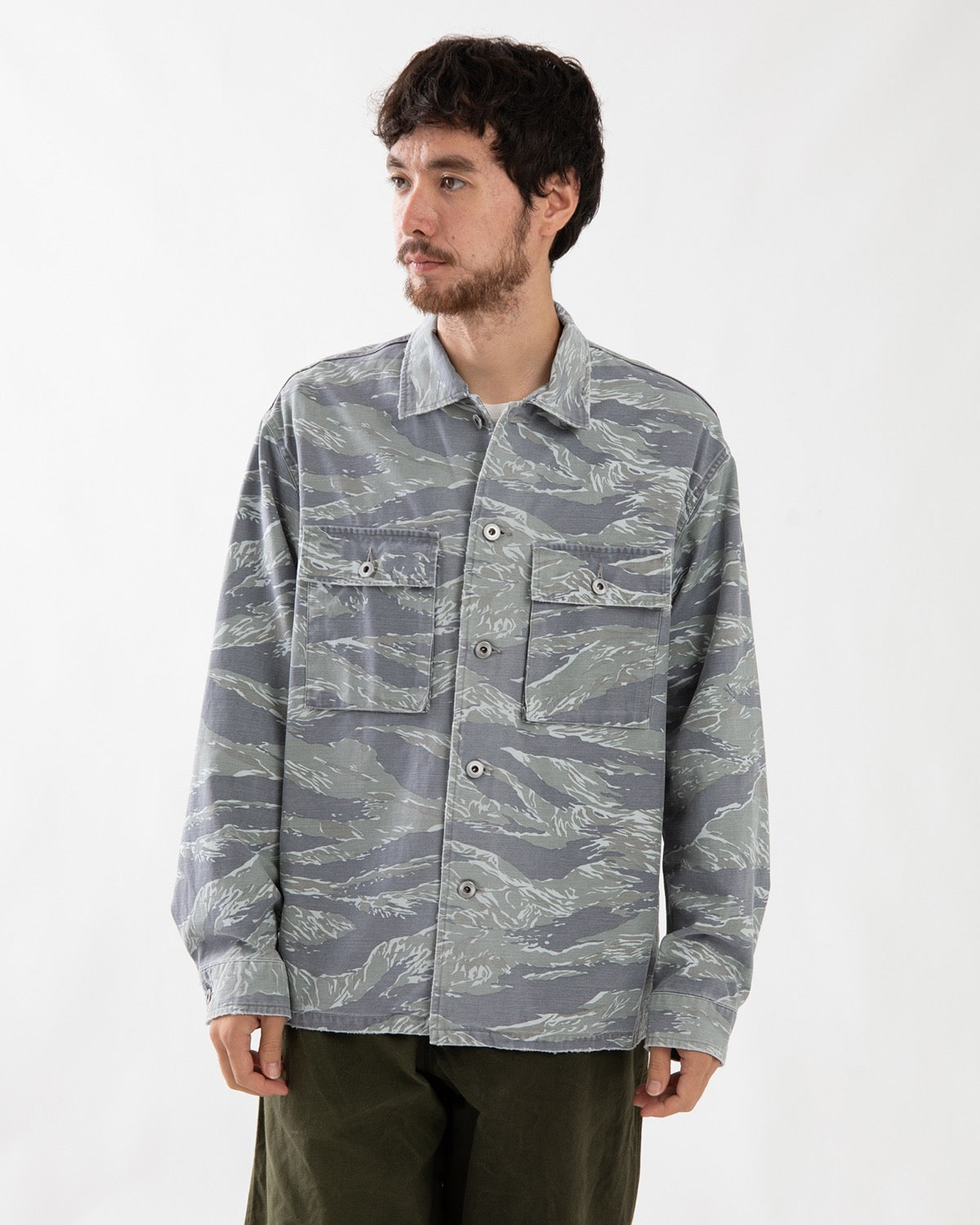 VINTAGE US ARMY TIGER STRIPE JACKET