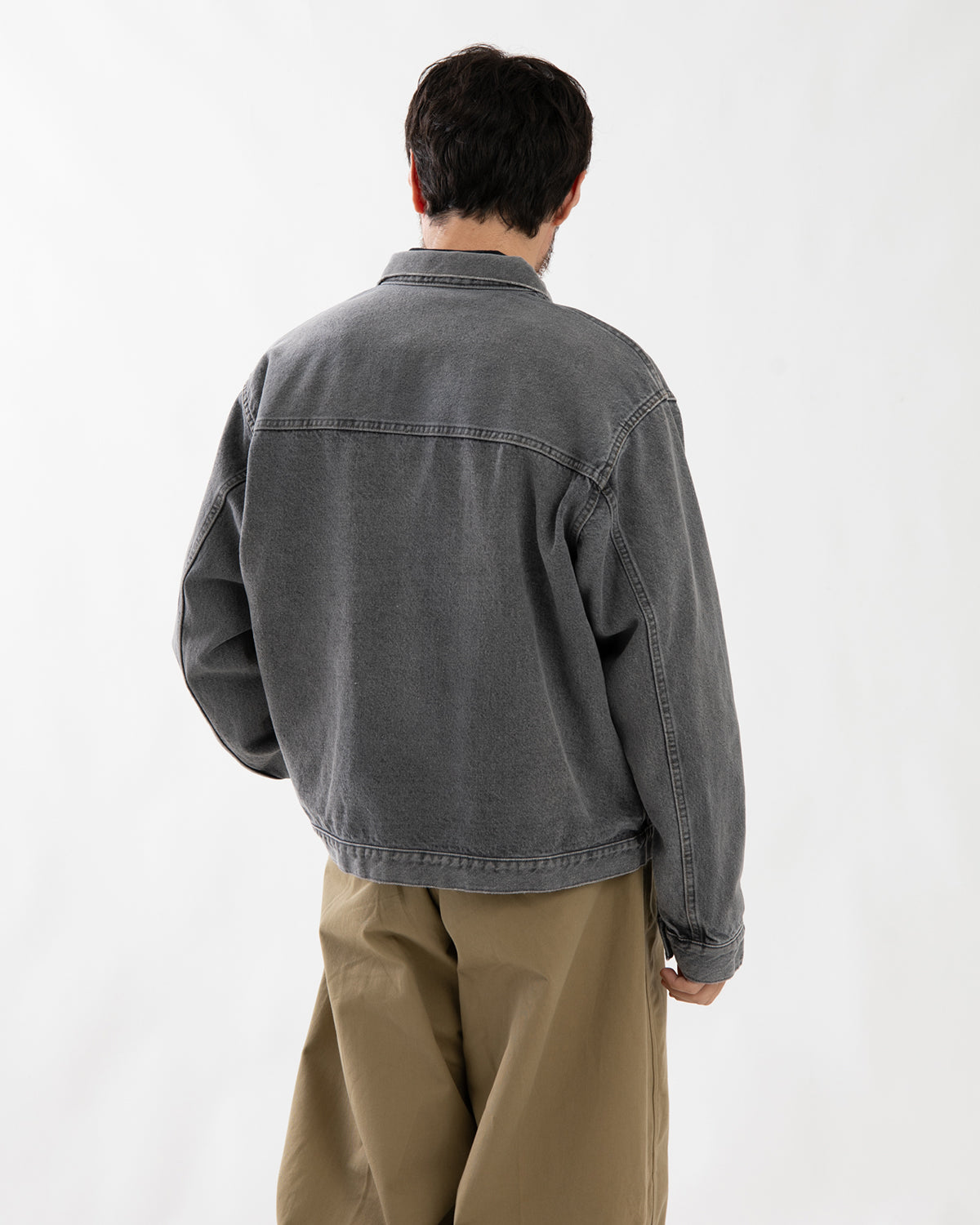 VINTAGE GRAY DENIM JACKET