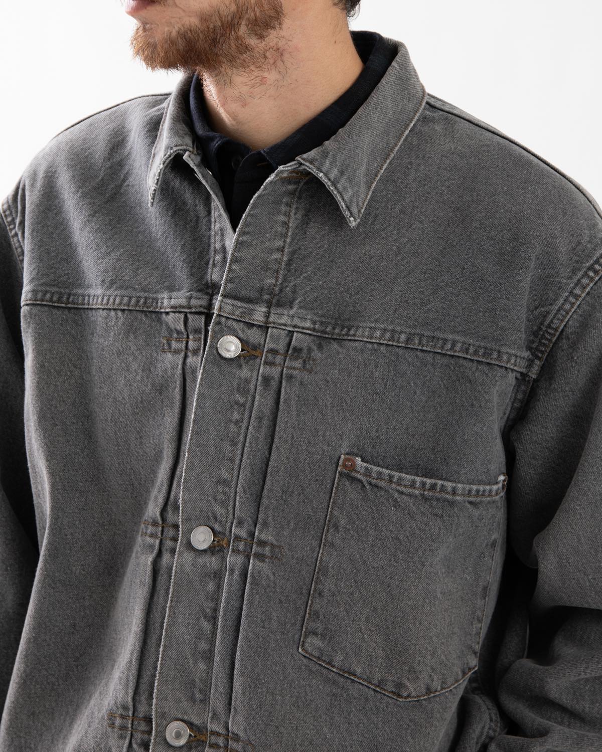 VINTAGE GRAY DENIM JACKET