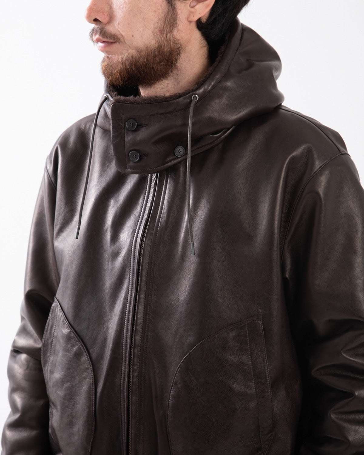 LEATHER WW2 SEABEES US NAVY DECK JACKET
