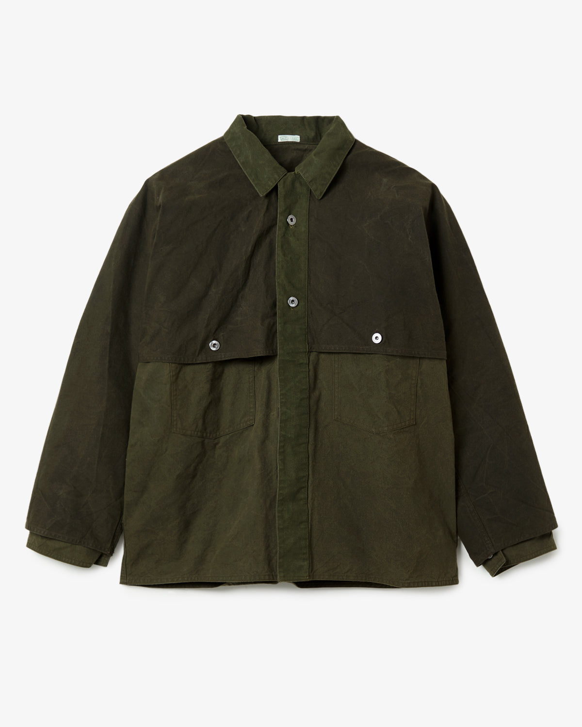 VINTAGE COTTON SILK OILED TENT CLOTH LOGGER JACKET