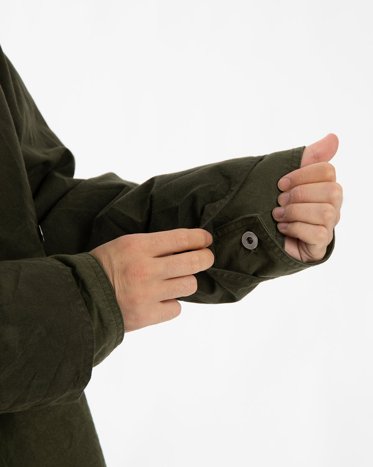VINTAGE COTTON SILK OILED TENT CLOTH LOGGER JACKET