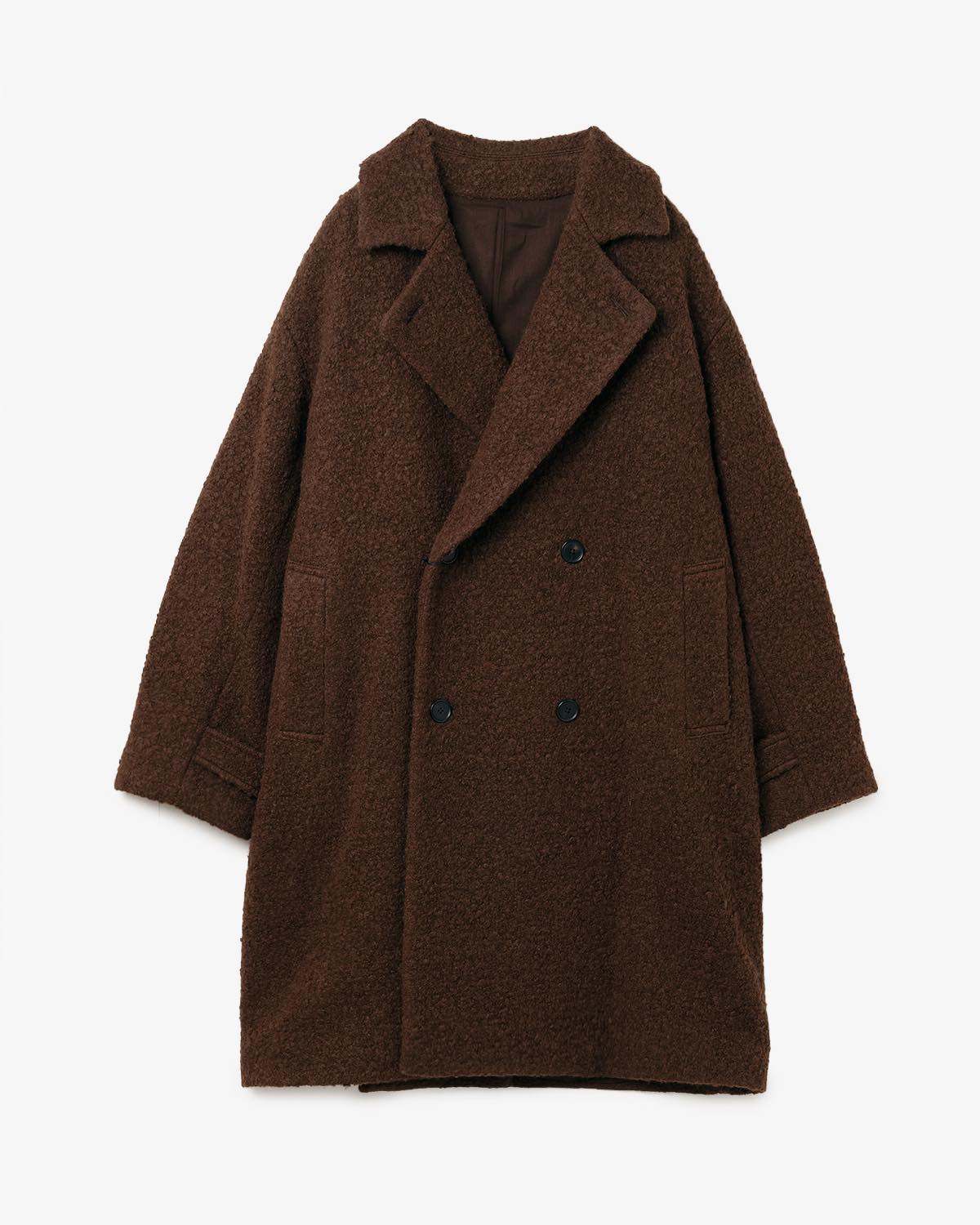 ALPACA BLEND PILE TRENCH COAT