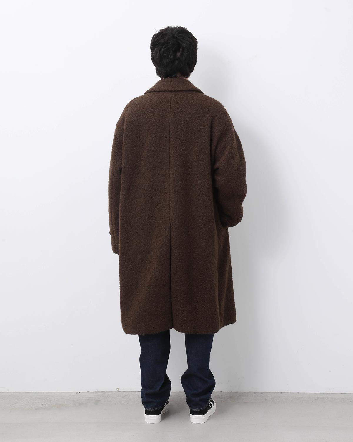 ALPACA BLEND PILE TRENCH COAT