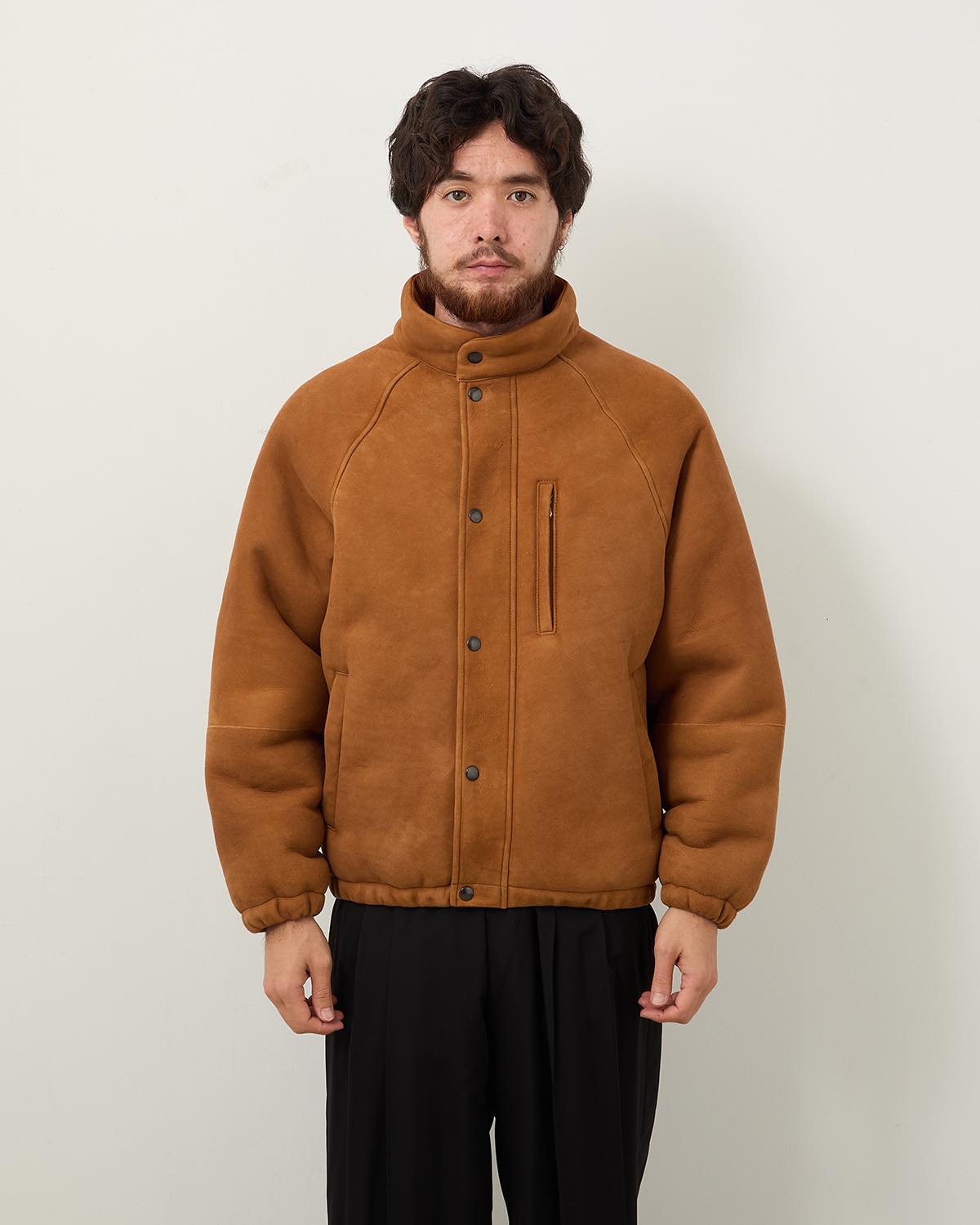 VINTAGE MOUTON SKI DOWN JACKET