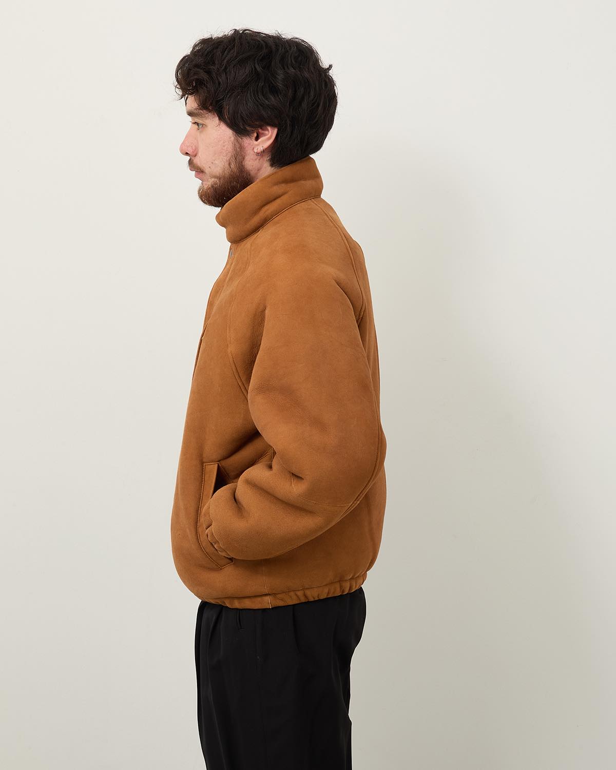 VINTAGE MOUTON SKI DOWN JACKET